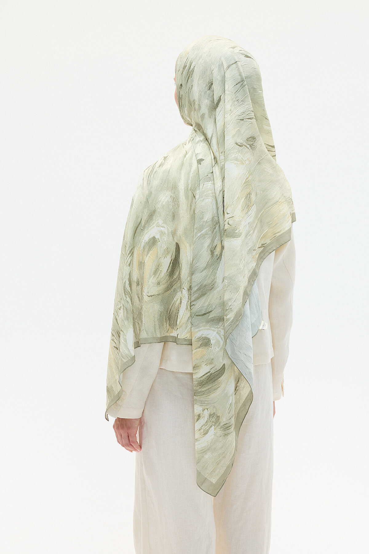 Terra Kraş Şal - Yeşil - Camellia Scarfs (1)