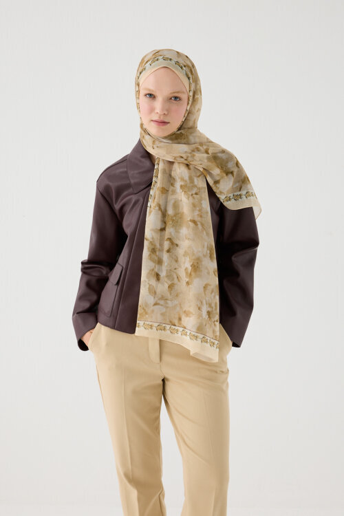 Tokyo Pamuk Soft Şal - Bej 