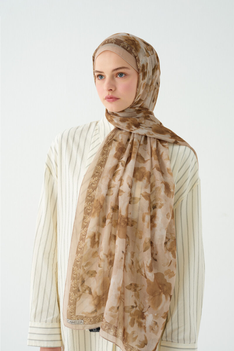 Tokyo Soft Pamuk Şal - Kum - 1