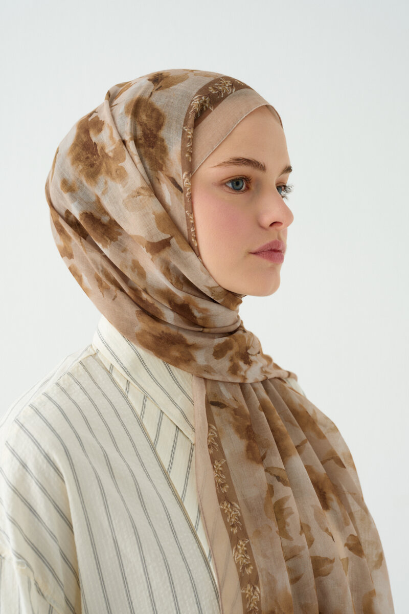 Tokyo Soft Pamuk Şal - Kum - 4