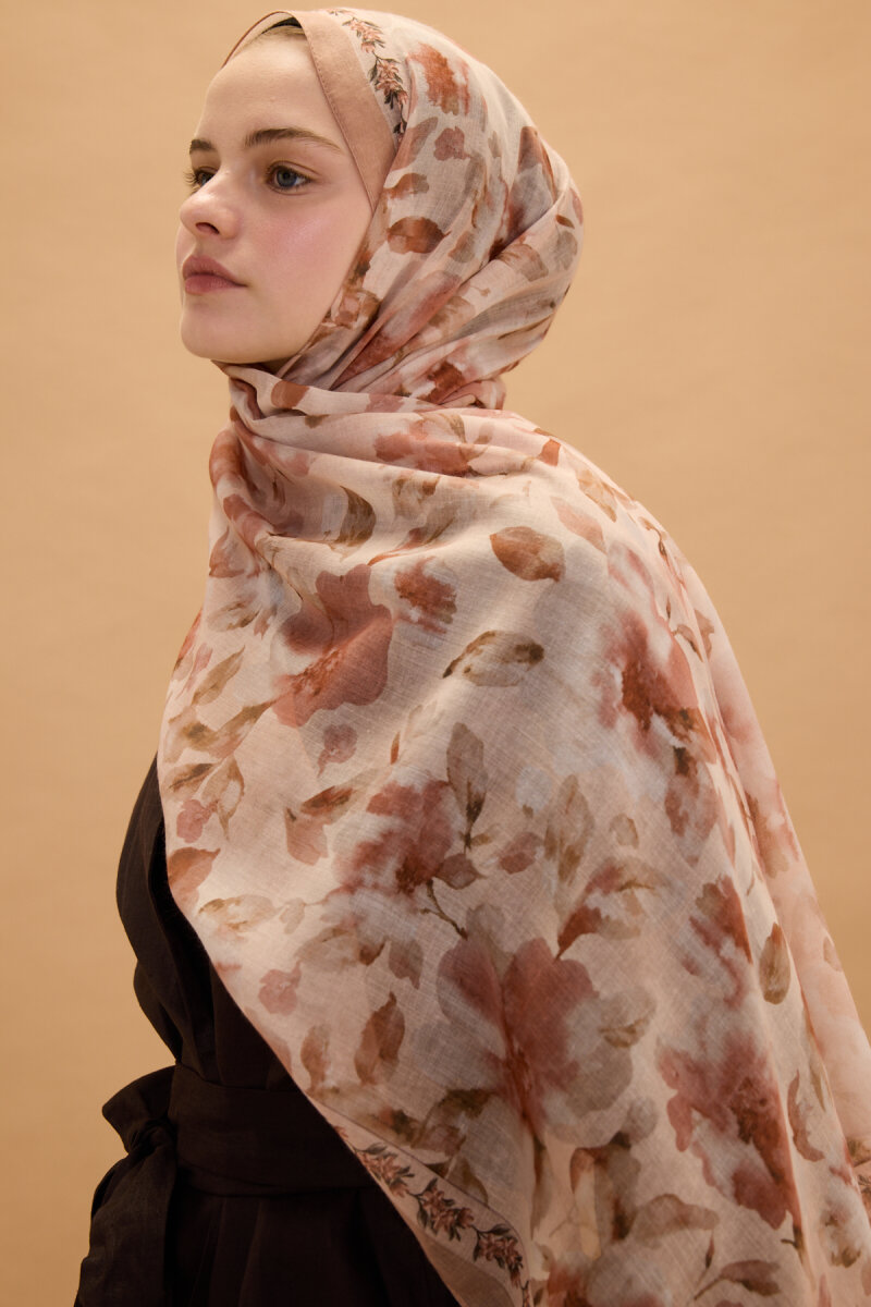 Tokyo Soft Pamuk Şal - Somon - 4