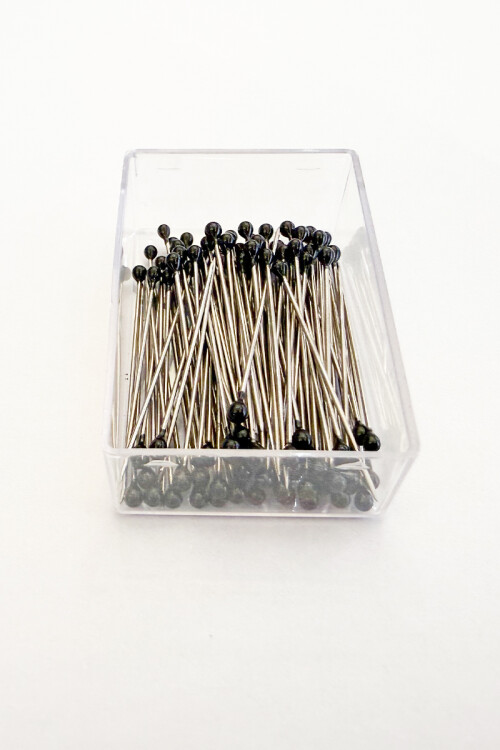 Toplu İğne - Siyah - Camellia Scarfs