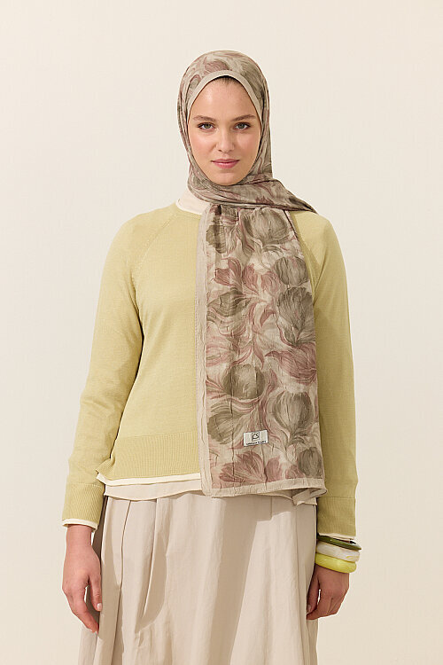 Tulip Kraş Şal - Çağla 