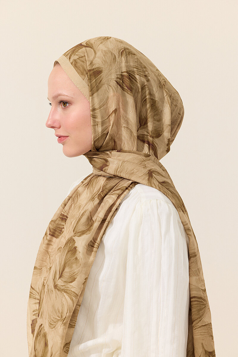 Tulip Kraş Şal - Tereyağ Sarısı - 3