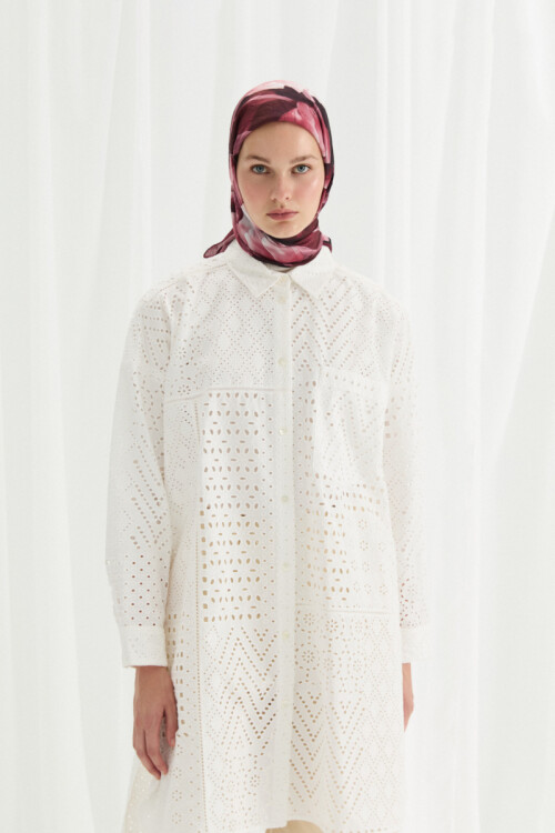 Tulipano Kraş Eşarp - Bordo - Camellia Scarfs (1)