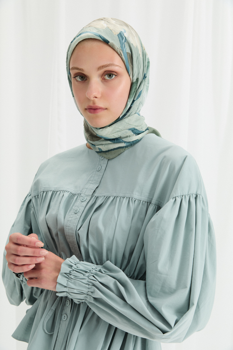 Tulipano Kraş Eşarp - Mint - 3