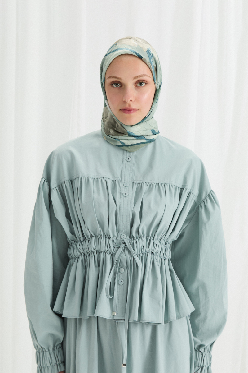 Tulipano Kraş Eşarp - Mint - 2