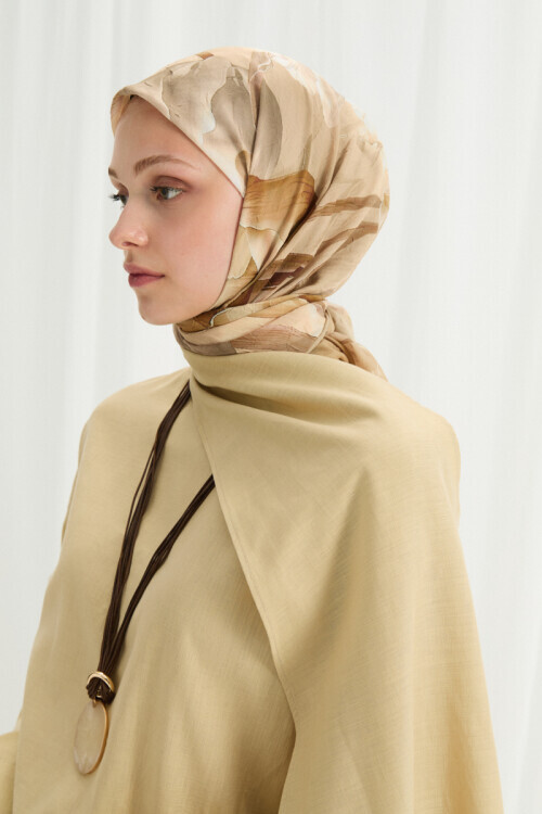 Tulipano Kraş Eşarp - Tereyağ Sarısı - Camellia Scarfs