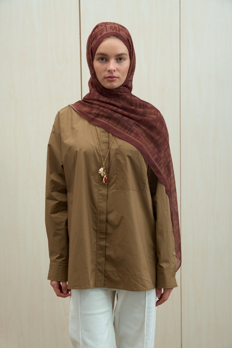 Valentina Rami Şal - Bordo - 2