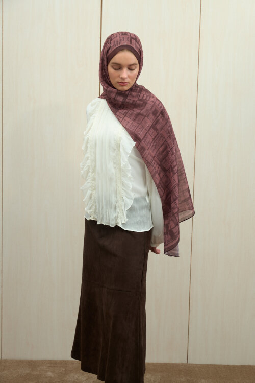 Valentina Rami Şal - Erik Çürüğü - Camellia Scarfs (1)