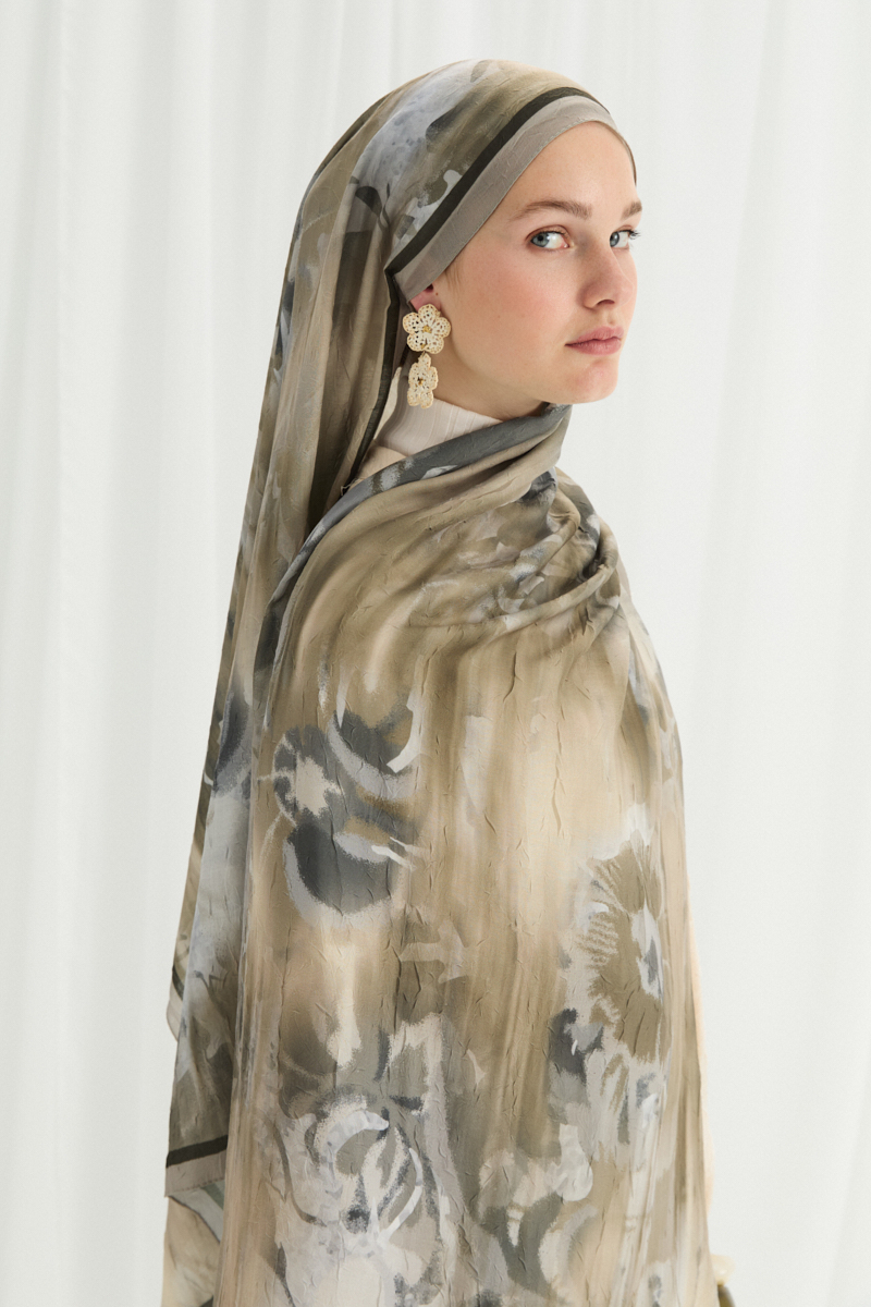 Velvet Kraş Şal - Çağla - 3