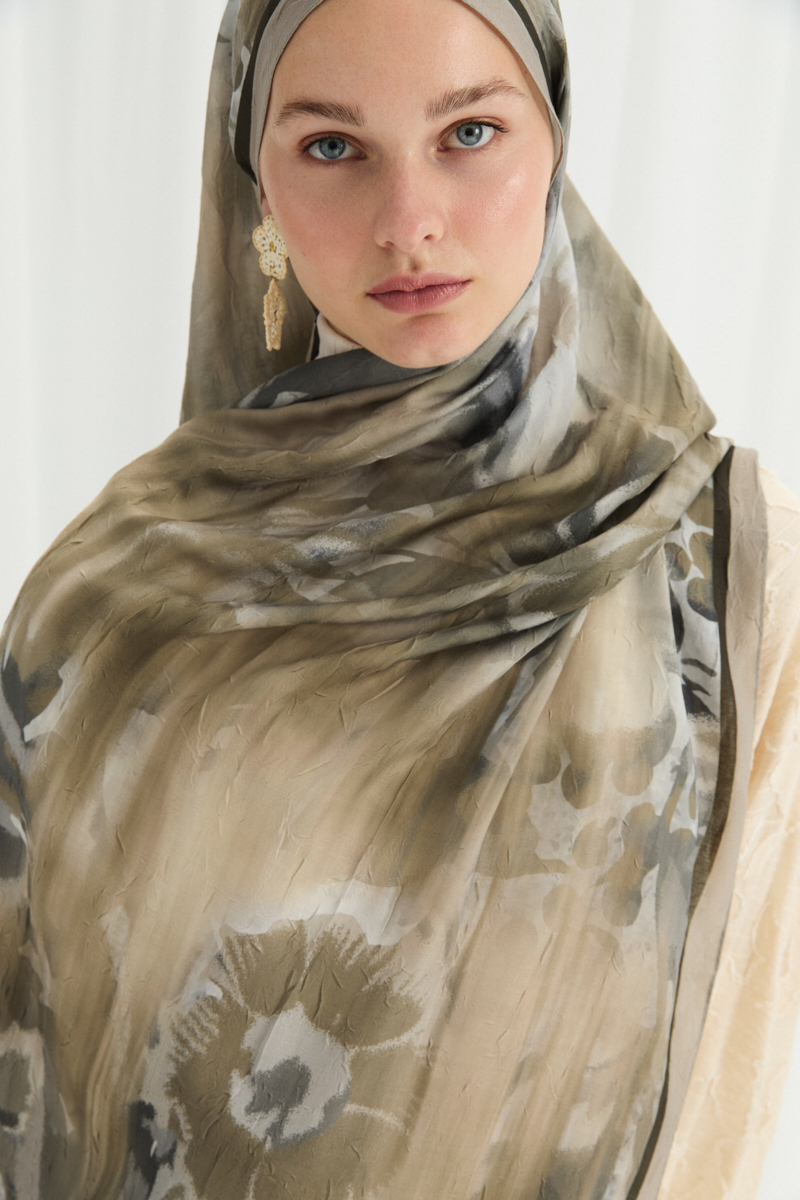 Velvet Kraş Şal - Çağla - 4