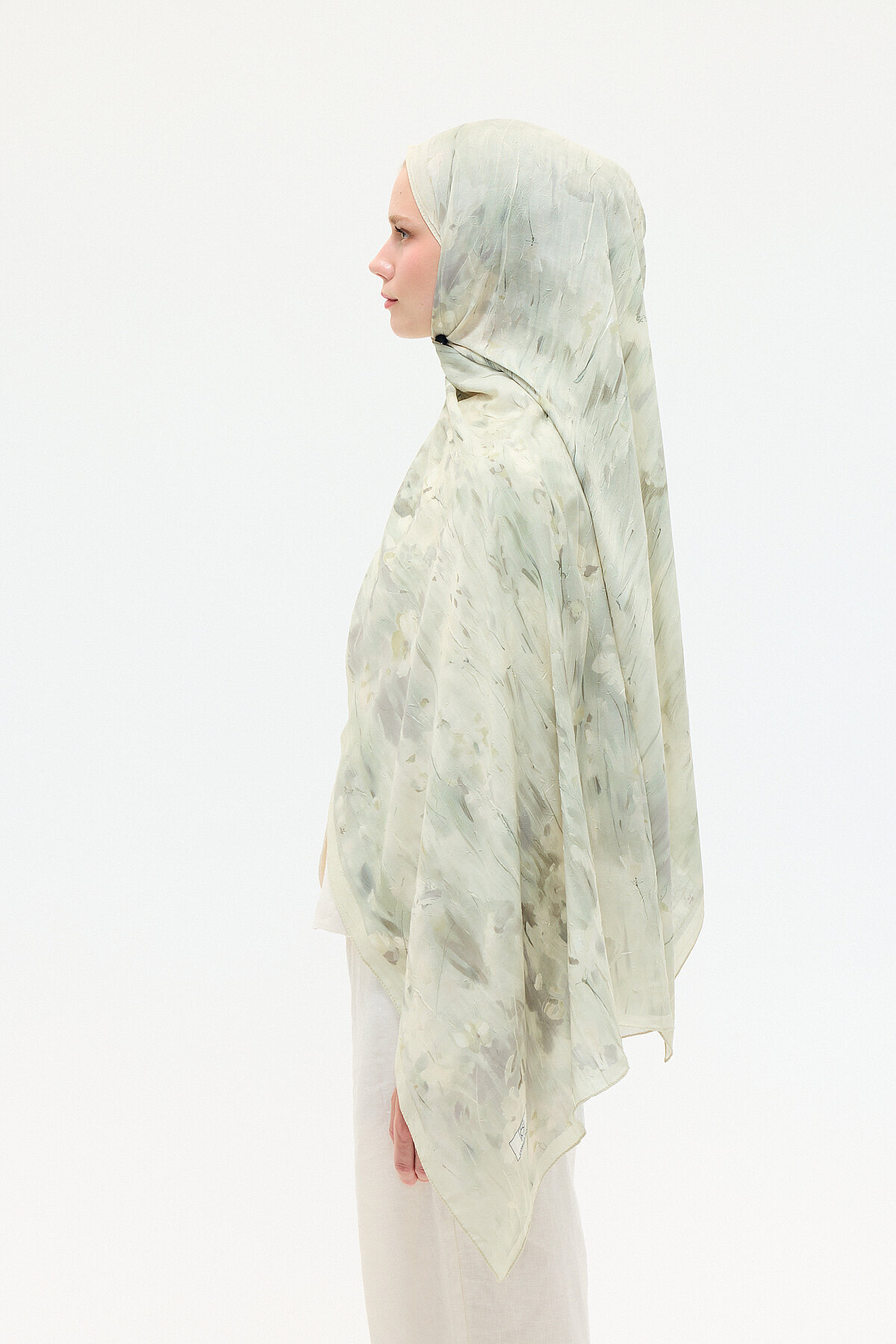 Velvet Kraş Şal - Çağla - Camellia Scarfs (1)