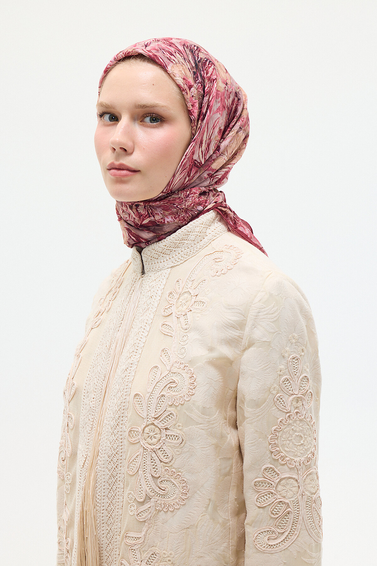 Verona Kraş Eşarp - Bordo - Camellia Scarfs