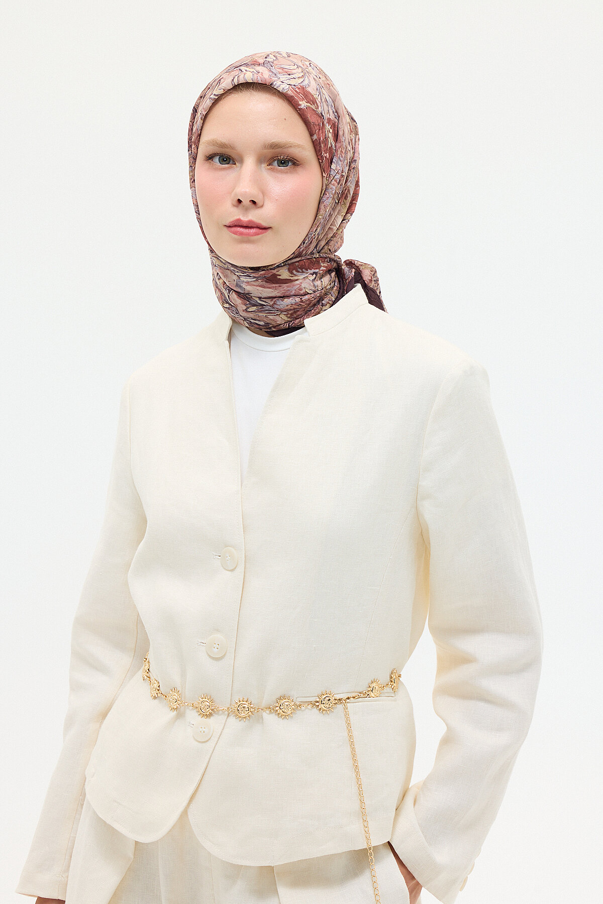 Verona Kraş Eşarp - Kahve - Camellia Scarfs