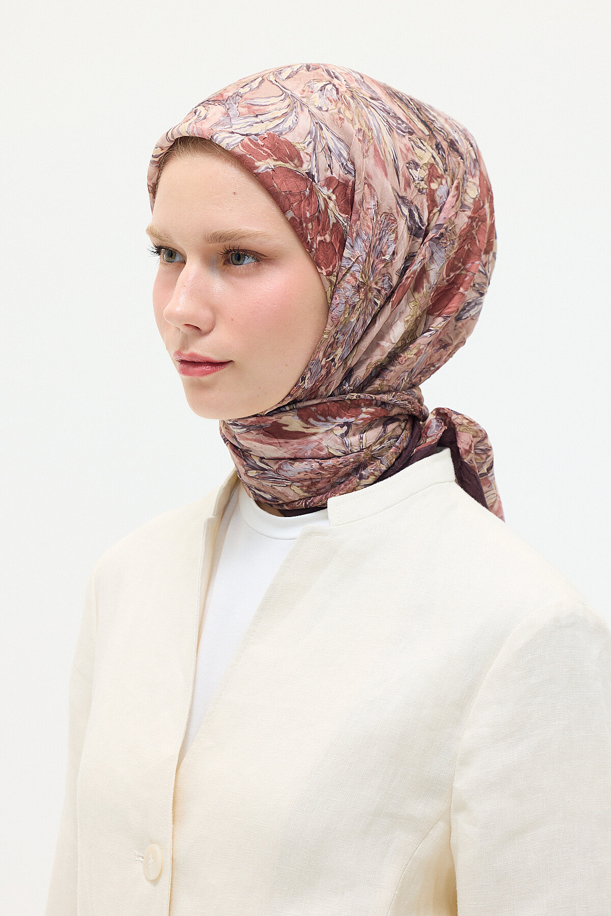 Verona Kraş Eşarp - Kahve - Camellia Scarfs (1)