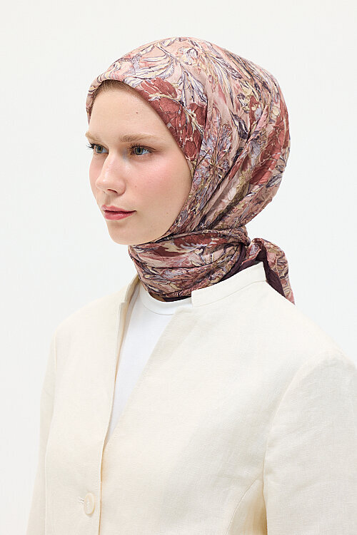 Verona Kraş Eşarp - Kahve - Camellia Scarfs (1)