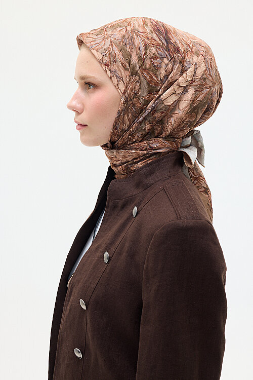 Verona Kraş Eşarp - Karamel - Camellia Scarfs (1)