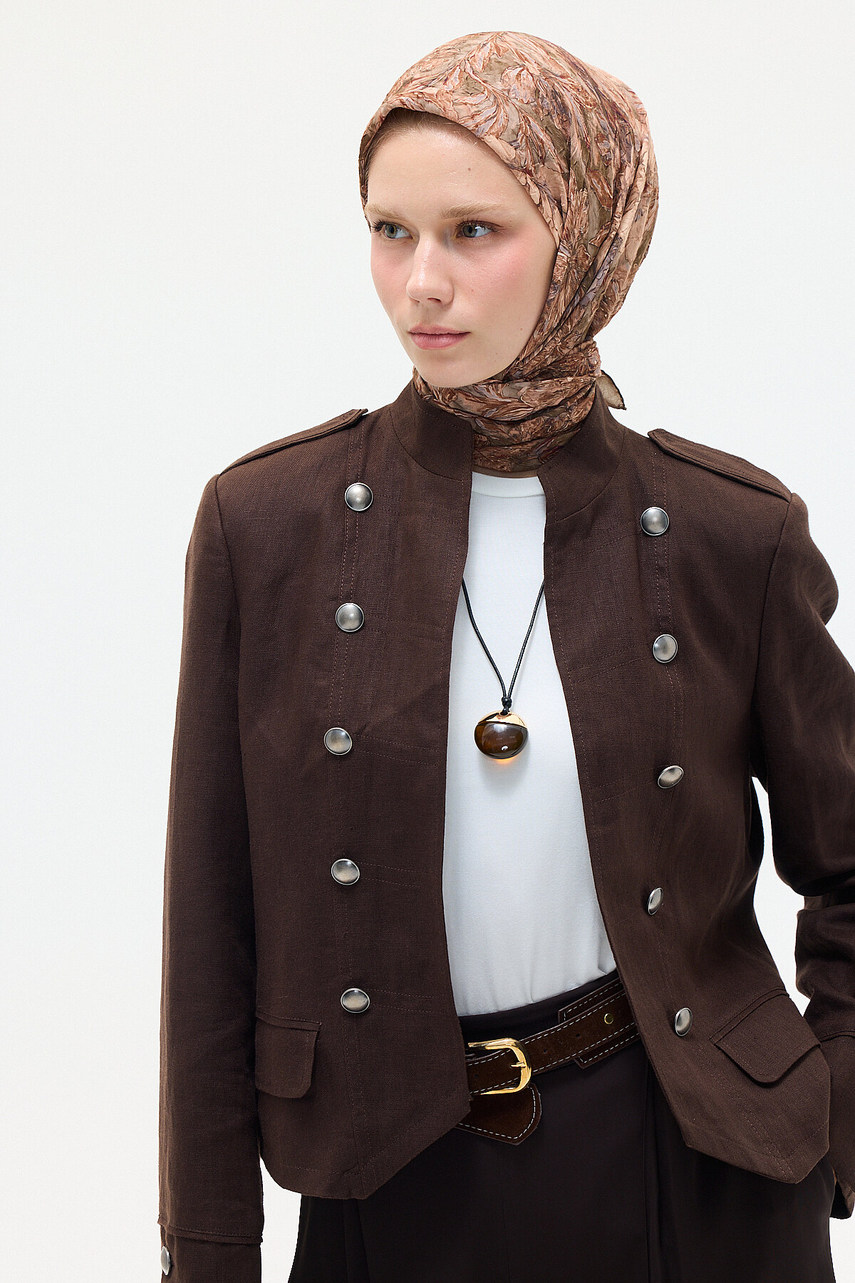 Verona Kraş Eşarp - Karamel - Camellia Scarfs