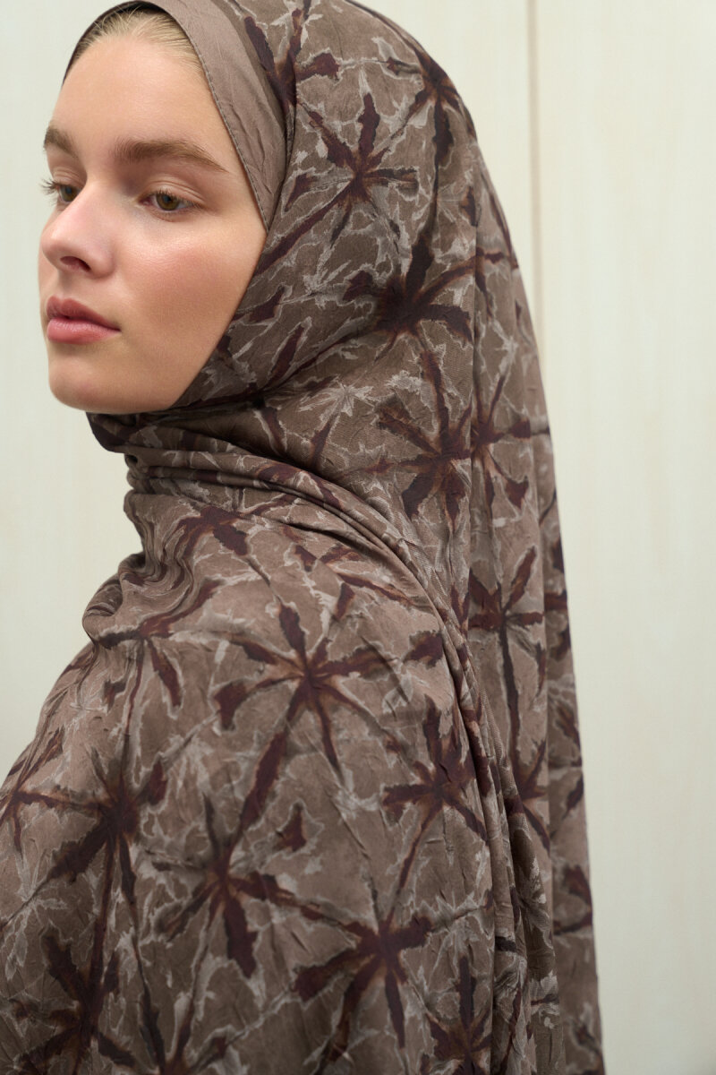 Vetra Kraş Şal - Vizon - 3