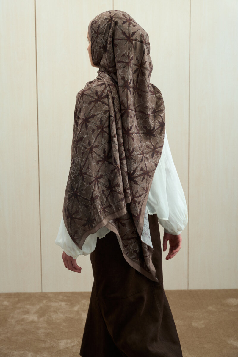 Vetra Kraş Şal - Vizon - 4