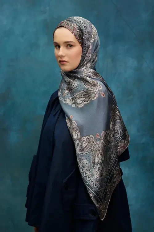 Vintage Shine Collection - Gri - Camellia Scarfs (1)