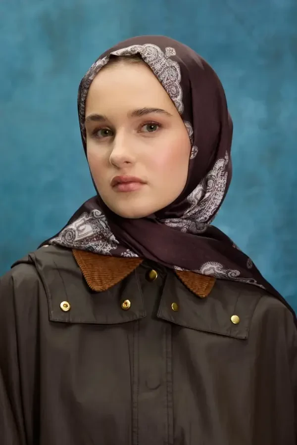 Vintage Shine Collection - Kahve - Camellia Scarfs