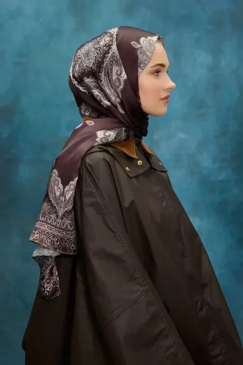 Vintage Shine Collection - Kahve - Camellia Scarfs (1)