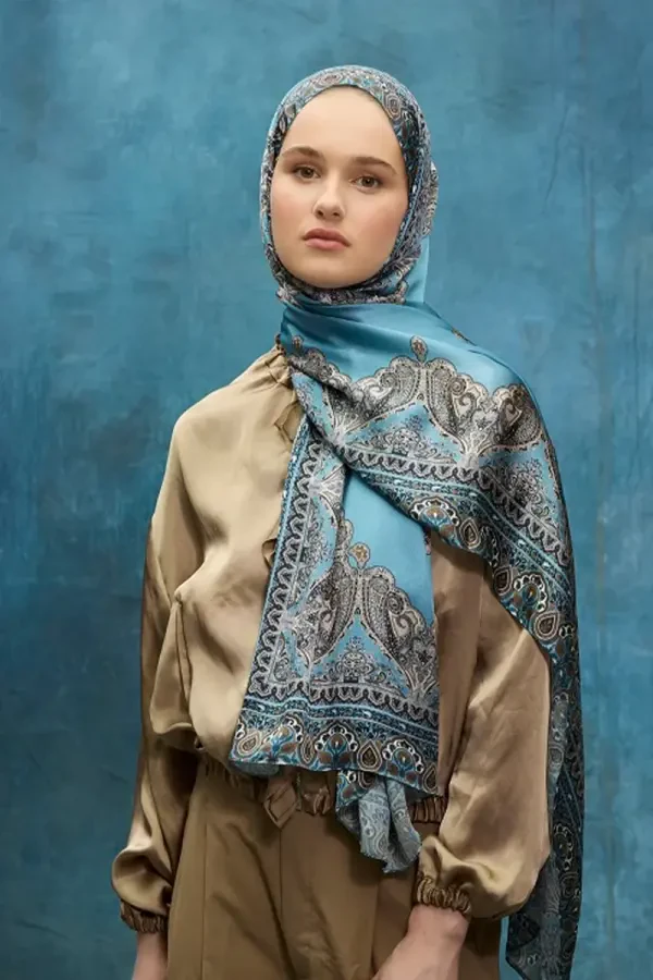 Vintage Shine Collection - Mavi - Camellia Scarfs
