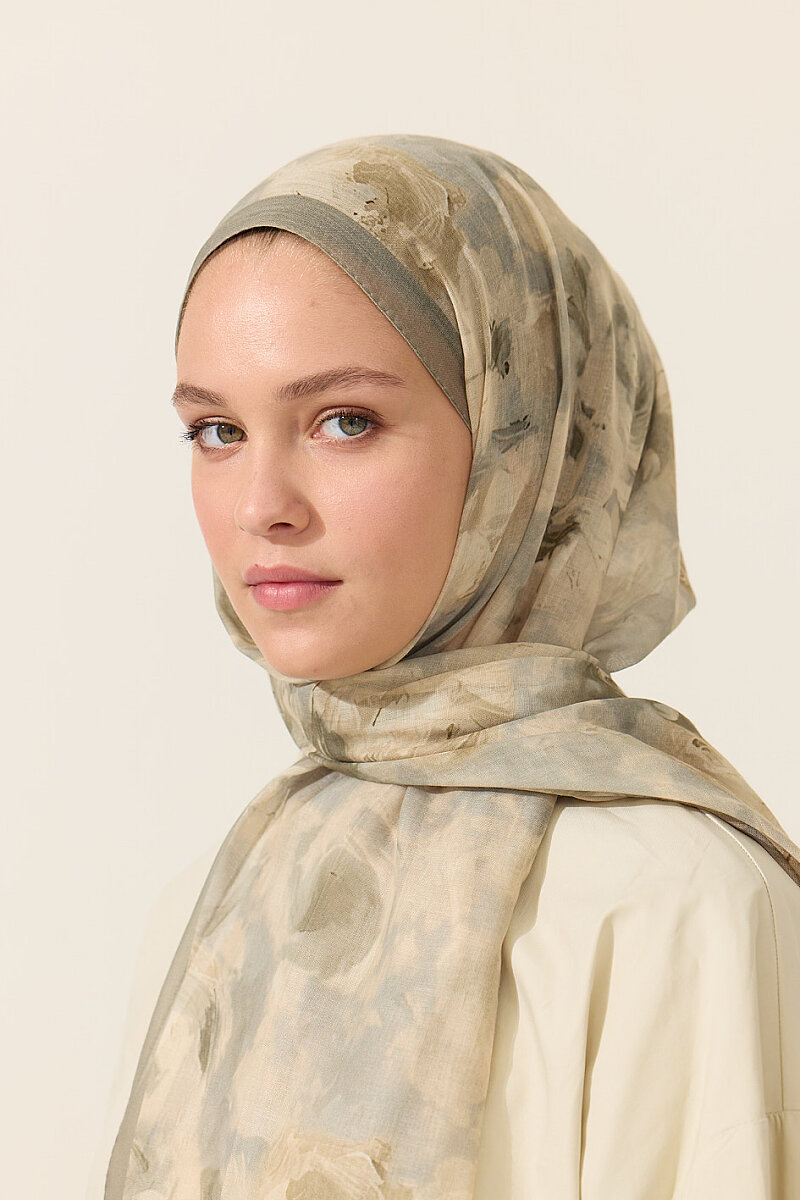 Zenya Soft Pamuk Şal - Çağla - 3